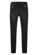Thumbnail Jean Daxko en coton anthracite tacheté à coupe slim avec logos de la marque - Image 2