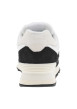 Thumbnail Baskets running noires à talon plat et à lacets plats avec patch de la marque - Image 6