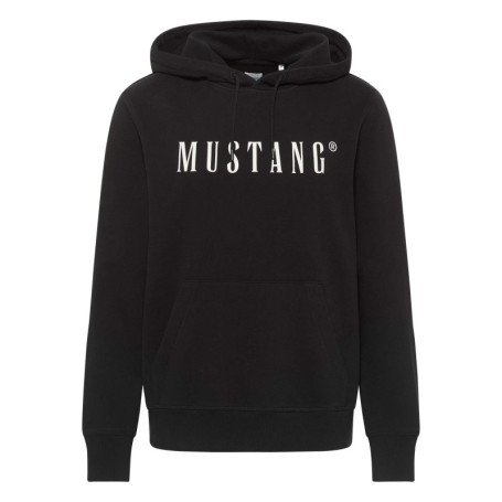 Sweat en coton Bronson noir droit avec logo...