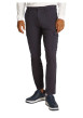 Thumbnail Cargo en coton biologique noir uni avec une coupe slim et poches à rabats - Image 4