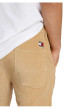 Thumbnail Chino en coton mélangé camel uni en velours côtelé avec une coupe slim - Image 4