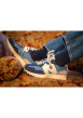 Thumbnail Jean Skater Carpenter en coton mélangé bleu uni avec une coupe droite - Image 3