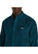 Thumbnail Chemise en coton biologique sapin unie avec une coupe droite et col américain - Image 3