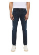 Thumbnail Jean Frisco skinny en coton bleu indigo délavé et une taille mi-haute L32 - Image 4