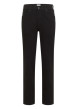 Thumbnail Jean en coton noir uni avec une coupe regular fit et une taille mi-haute