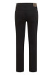 Thumbnail Jean en coton noir uni avec une coupe regular fit et une taille mi-haute - Image 2