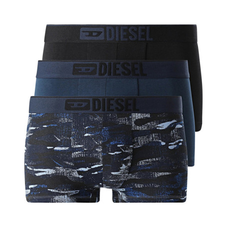 Lot de 3 boxers classiques en coton tricolores...