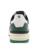 Thumbnail Sneakers blanches et vertes à semelle plate avec lacets plats et logos embossés - Image 6
