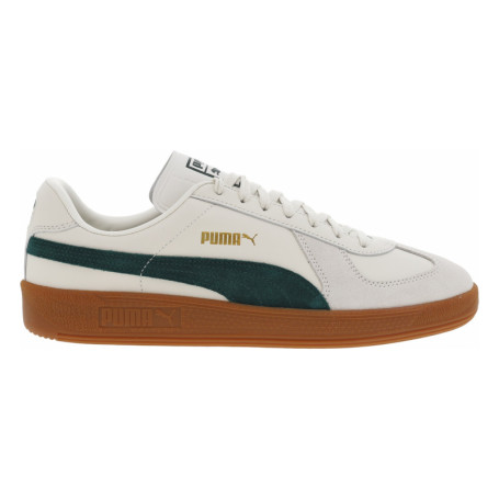 Sneakers multisport en cuir de vachette vertes...