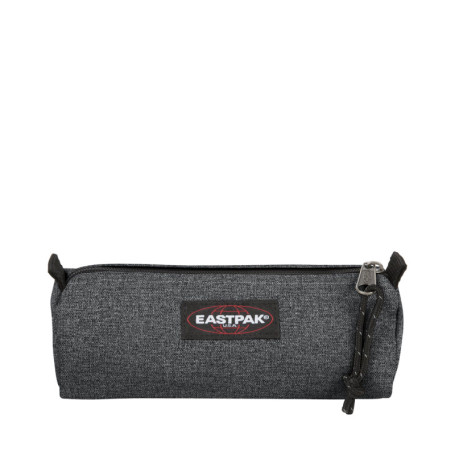 Trousse anthracite unie avec zip et étiquette...