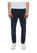 Thumbnail Jean en coton mélangé bleu indigo délavé à coupe slim et à taille basse - Image 4