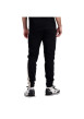 Thumbnail Jogging en coton noir uni avec une coupe slim et bandes blanches - Image 3