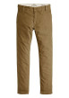 Thumbnail Chino Xx Chino Std Ii en coton mélangé taupe uni en velours côtelé slim