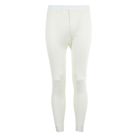 Pantalon de pyjama blanc uni à coupe slim et...