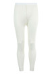 Thumbnail Pantalon de pyjama blanc uni à coupe slim et ourlets élastiqués