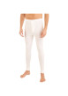 Thumbnail Pantalon de pyjama blanc uni à coupe slim et ourlets élastiqués - Image 3