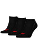 Thumbnail Lot de 3 paires de chaussettes taille basse noires unies avec logo Levi's®