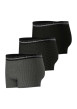 Thumbnail Lot de 3 boxers classiques en coton noirs imprimés à taille élastiquée - Image 3