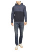 Thumbnail Jean en coton biologique bleu indigo délavé aux cuisses à coupe regular fit - Image 6