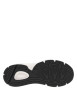 Thumbnail Baskets running kaki à talon plat et à lacets ronds avec logo vert - Image 5