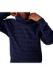 Thumbnail Sweat à capuche en coton nuit monogrammes avec une coupe droite - Image 3