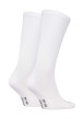 Thumbnail Lot de 2 paires de chaussettes hautes en coton mélangé blanches monogrammes - Image 2