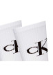 Thumbnail Lot de 2 paires de chaussettes hautes en coton mélangé blanches monogrammes - Image 3