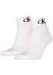 Thumbnail Lot de 2 paires de chaussettes hautes en coton mélangé blanches à coupe haute