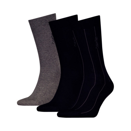 Lot de 3 paires de chaussettes hautes noires...