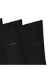 Thumbnail Lot de 4 paires de chaussettes hautes noires unies à coupe haute - Image 3