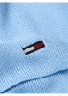 Thumbnail Echarpe en coton biologique ciel unie avec logo brodé à l'extrémité - Image 2