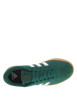 Thumbnail Baskets tennis vertes à semelle marron avec lacets plats et logo blanc - Image 4