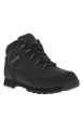 Thumbnail Bottines en cuir noires avec un talon plat et des lacets ronds - Image 9
