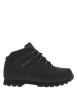 Thumbnail Bottines en cuir noires avec un talon plat et des lacets ronds - Image 2