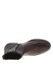 Thumbnail Boots en cuir marron à talon décroché bas avec un zip et un soufflet élastiqué - Image 10