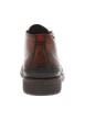 Thumbnail Bottines en cuir brunes à talon décroché bas avec des lacets ronds - Image 12