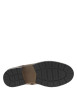 Thumbnail Boots en cuir cognac à talon décroché bas avec zip latéral et soufflet élastiqué - Image 5