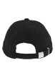 Thumbnail Casquette noire en velours côtelé avec logo en métal et boucle métallique - Image 2