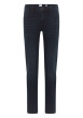 Thumbnail Jean Oregon en coton mélangé indigo avec une coupe slim et patch