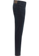 Thumbnail Jean Oregon en coton mélangé indigo avec une coupe slim et patch - Image 3