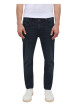 Thumbnail Jean Oregon en coton mélangé indigo avec une coupe slim et patch - Image 4