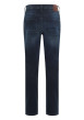 Thumbnail Jean Vegas en coton indigo slim avec patch de la marque à l'arrière - Image 2