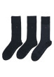 Thumbnail Coffret en métal avec 6 paires de chaussettes hautes bleues marine unies - Image 3