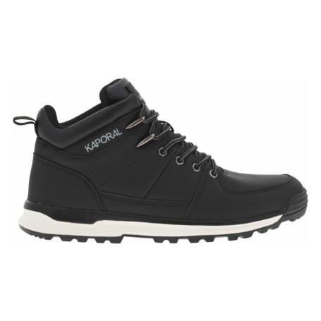 Bottines noires à talon plat avec semelle noire...