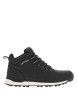 Thumbnail Bottines noires à talon plat avec semelle noire et blanche, logos et lacets gris