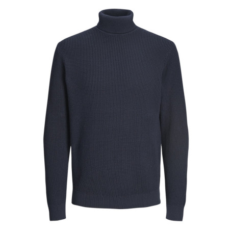 Pull en coton biologique marine uni à coupe...