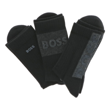 Lot de 3 paires de chaussettes hautes en coton...