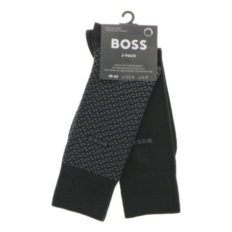 Lot de 2 paires de chaussettes hautes noires...