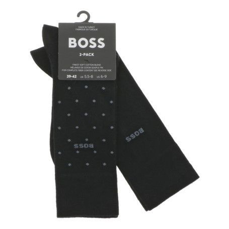 Lot de 2 paires de chaussettes hautes en coton...