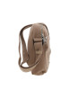 Thumbnail Sacoche beige unie avec poche plaquée et poche principale zippée - Image 2